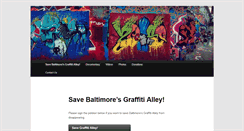 Desktop Screenshot of graffitialley.org